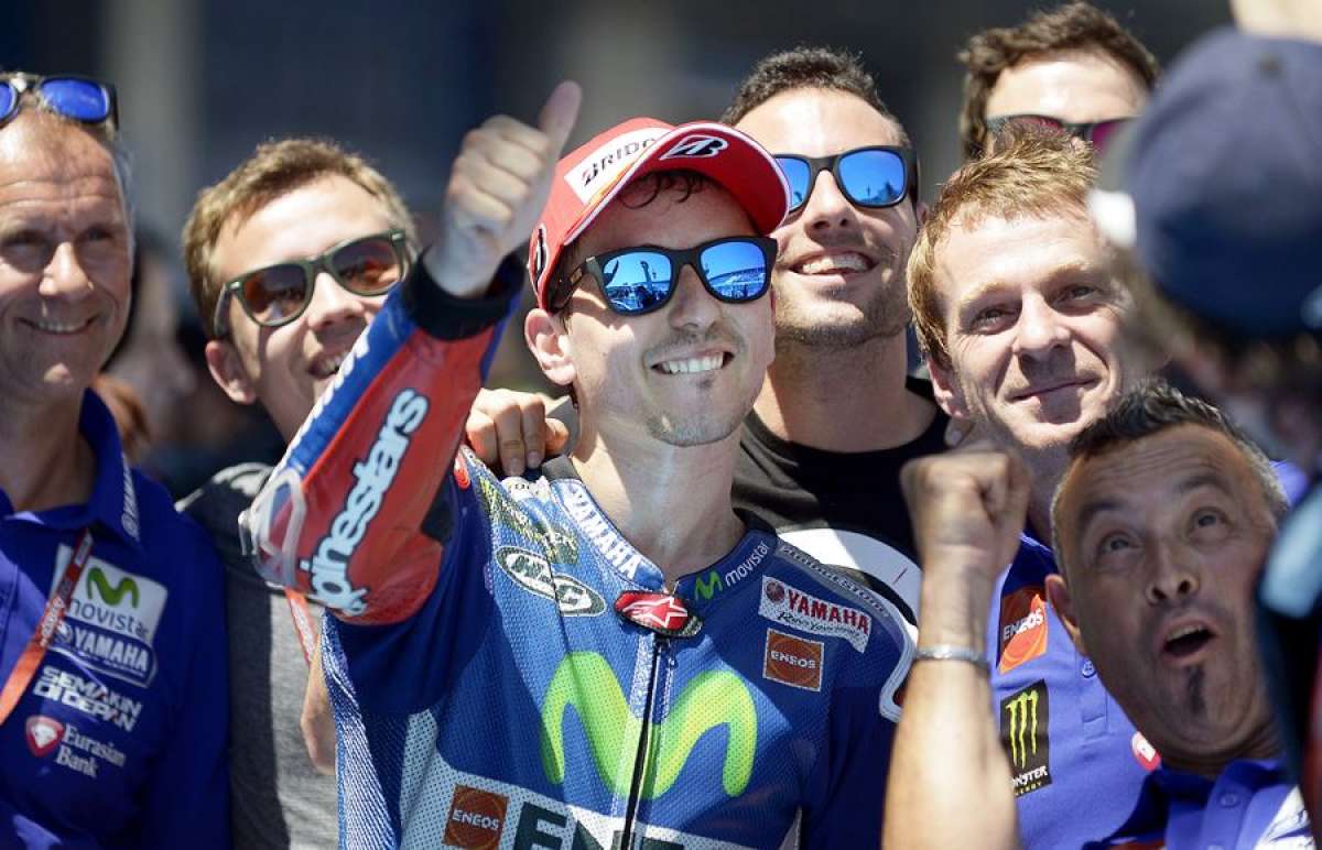 Lorenzo consigui&oacute; la 57&ordf; pole de su carrera, la 31&ordf; en Moto GP. Foto: Agencia AFP