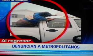 El video fue publicado esta ma&ntilde;ana por la estaci&oacute;n Ecuavisa. FOTO: Captura de pantalla