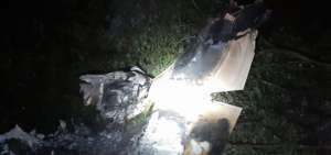 La avioneta se estrell&oacute; en la comunidad R&iacute;o Bravo, en el cant&oacute;n Montecristi.