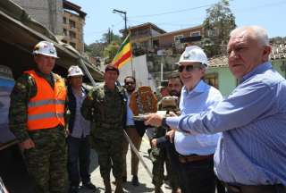 El presidente Guillermo Lasso entregó la primera fase de las obras de remediación en Zaruma.