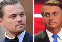 Leonardo Di Caprio (izq.) y Jair Bolsonaro muestran opiniones divididas por la Amazonía y la política