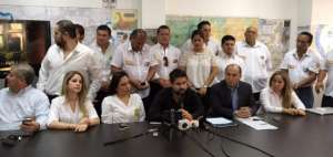 El precandidato presidencial se refiri&oacute; al tema en una rueda de prensa en Guayaquil. 