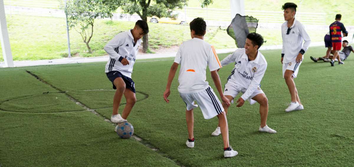 El c&eacute;sped sint&eacute;tico de las canchas est&aacute; deteriorado, lo que genera la posibilidad de lesiones en los deportistas. 