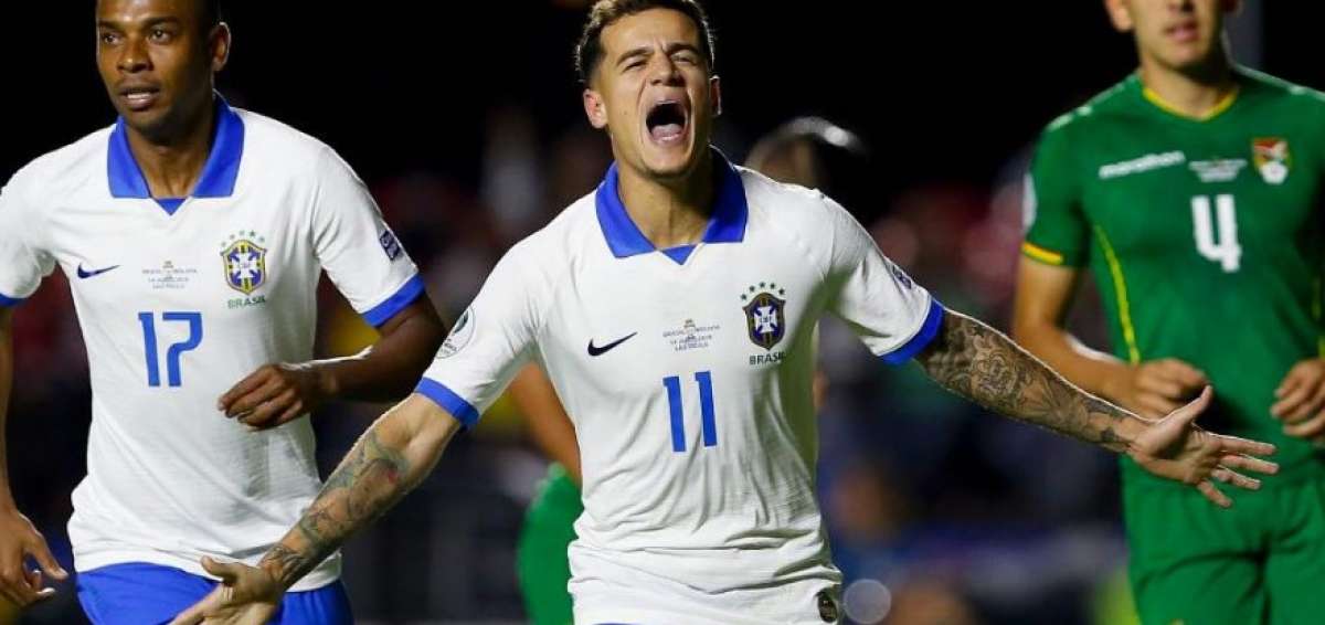 Brasil golea en su debut de la Copa en casa