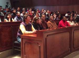 La mesa legislativa convocar&aacute; al Ministro de Relaciones Laborales para conocer la situaci&oacute;n. Foto: Tomada de la cuenta de Twitter de la asamble&iacute;sta Betty Carrillo.