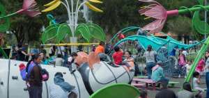 El parque La Carolina, en el norte de Quito, acogi&oacute; a las familias que decidieron no viajar fuera de la provincia.  