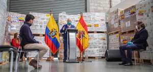 Ecuador recibe donaci&oacute;n de&nbsp;$ 300 mil en alimentos por parte de empresas espa&ntilde;olas