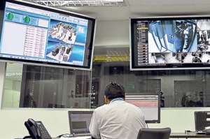 En el centro de control est&aacute;n los servidores de respaldo de la plataforma virtual judicial. Foto: Miguel Jim&eacute;nez / El Tel&eacute;grafo.