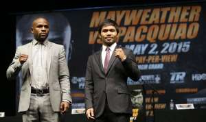 El evento, al cual asistieron m&aacute;s de 600 periodistas, fue el comienzo del camino hacia la gran noche en el hotel-casino MGM Grand en Las Vegas. Foto: Agencia AFP