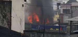 Incendio al sur de Guayaquil fue controlado