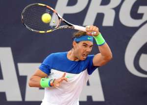 El espa&ntilde;ol Rafael Nadal durante el partido contra Verdasco. FOTO: AFP