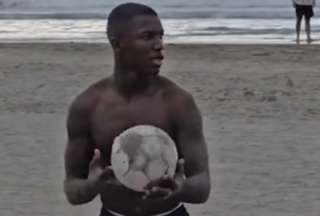 Moisés Caicedo celebra con su gente: música, fútbol y playa en Esmeraldas