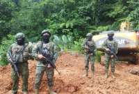 Desde enero de 2024, en Ecuador se realizaron más de 32.000 operativos militares y se decomisaron USD 660 millones relacionados con la minería ilegal.