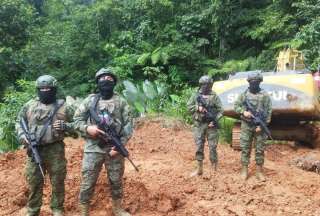 Desde enero de 2024, en Ecuador se realizaron más de 32.000 operativos militares y se decomisaron USD 660 millones relacionados con la minería ilegal.