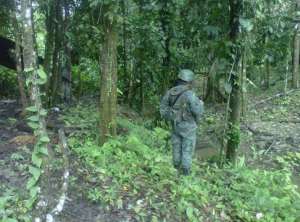 Fuerzas Armadas encontraron posible base de grupos irregulares colombianos  