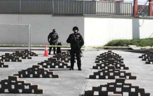 Del total de droga incautada, el clorhidrato de coca&iacute;na representa el 82,10%. Foto: Ministerio del Interior 