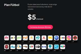 Los planes para ver el fútbol nacional arrancarían desde los USD 5.