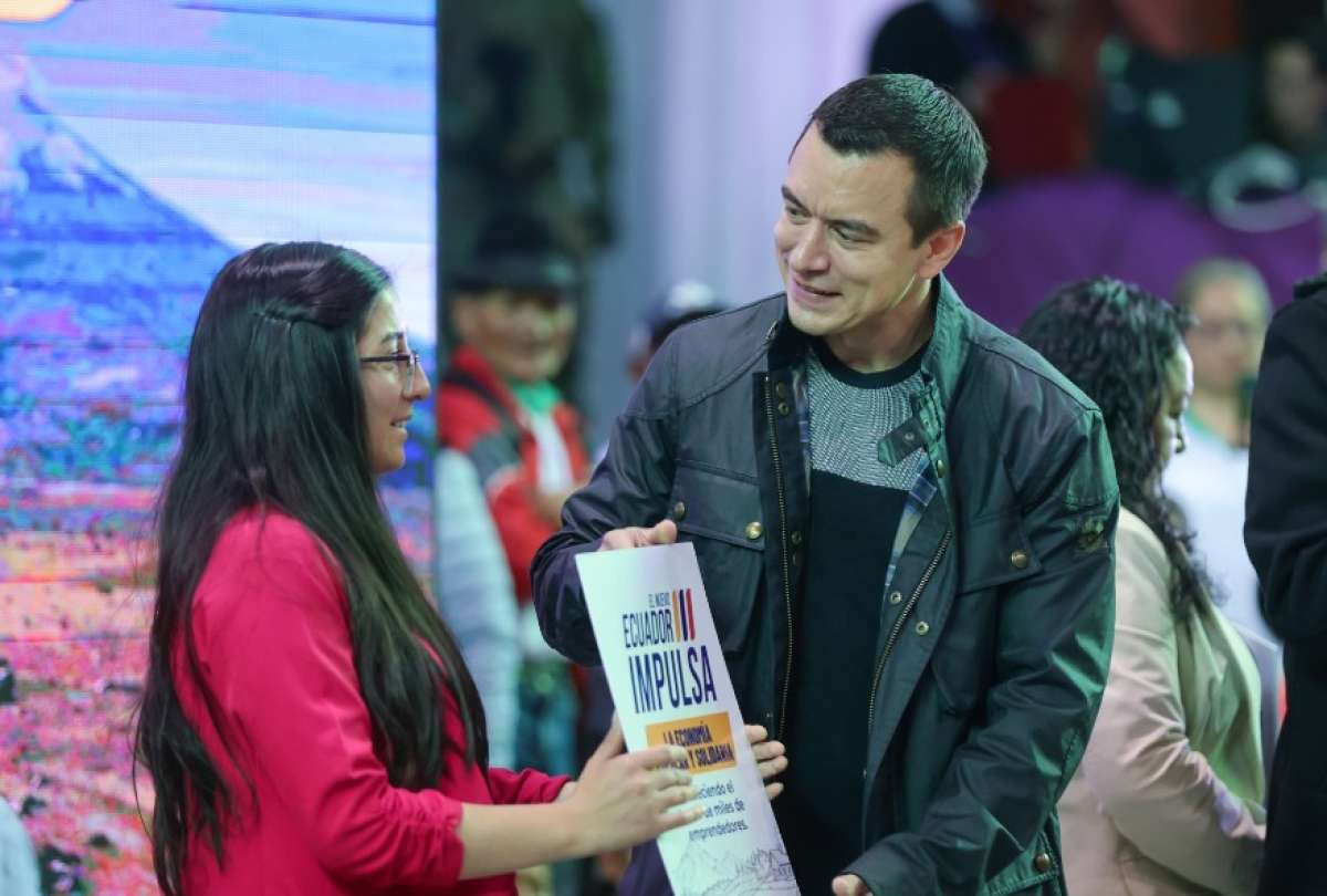 Presidente Daniel Noboa: “La economía está saludable y el Ecuador apunta a seguir creciendo”
