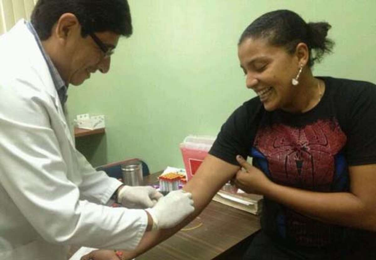 Diana Chal&aacute; parte del plan de alto rendimiento se realiz&oacute; los chequeos m&eacute;dicos. Foto tomada del twitter del Ministerio de Deportes. 