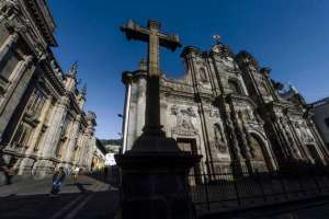 La iglesia La Compa&ntilde;&iacute;a es una de las m&aacute;s espectaculares muestras de la arquitectura patrimonial quite&ntilde;a. Foto. John Guevara/ El Tel&eacute;grafo