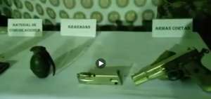 En la operaci&oacute;n se incautaron armas y municiones.