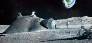 Expertos estudian la manera de mezclar la orina con el concreto, de tal manera que pueda usarse para levantar bases en la Luna
