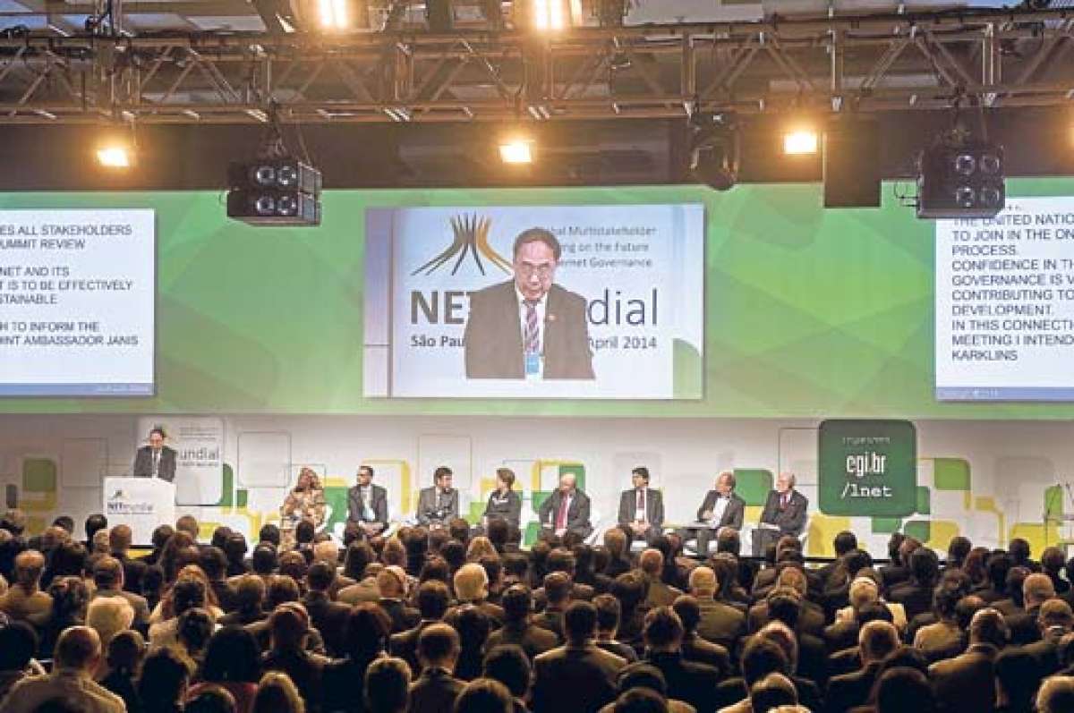 Wu Hongbo fue designado Secretario General Adjunto de las Naciones Unidas en su intervenci&oacute;n en la cumbre NETMundial. Foto: EFE.