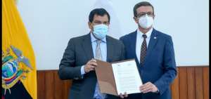 Los titulares de la Asamblea Nacional y la Procuradur&iacute;a General del Estado participaron del acto oficial de entrega de las propuestas