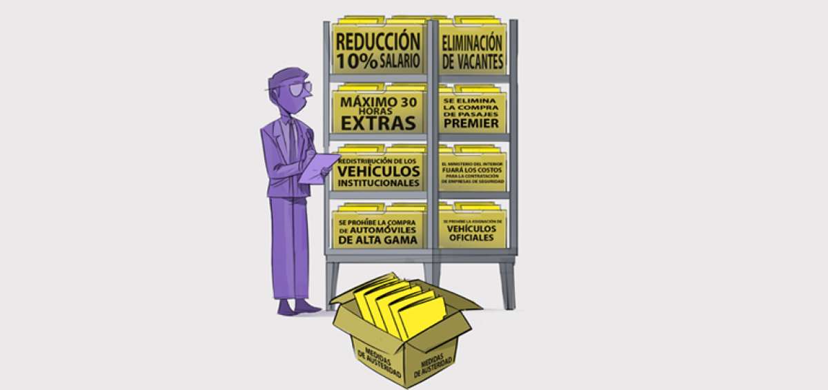 La austeridad al interior del Gobierno empez&oacute;