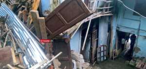 Una vivienda colapsa en la zona de San Sebasti&aacute;n