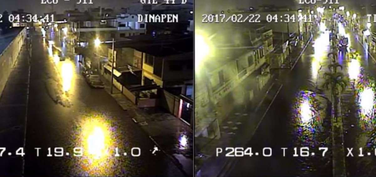 Desde la madrugada la fuerte lluvia tiene anegado el paso a sectores de Guayaquil y Dur&aacute;n