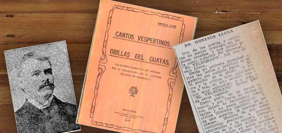 Libro editado por la imprenta Jouv&iacute;n en el a&ntilde;o 1924. Colecci&oacute;n completa de poes&iacute;as. Derecha: Peri&oacute;dico del 16 de febrero de 1924, en el aniversario n&uacute;mero 40.