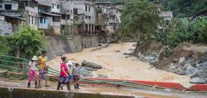 El desbordamiento del r&iacute;o Damas afecta el 40% de la parroquia Alluriqu&iacute;n