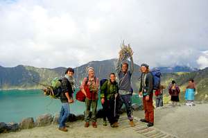 Acampar en el Quilotoa