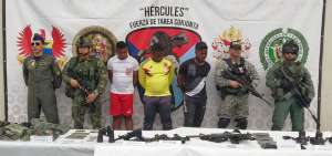 La captura de los tres disidentes se produjo en Tumaco.