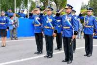 En Quito se realizó la ceremonia de relevo de mando de la Policía Nacional. 