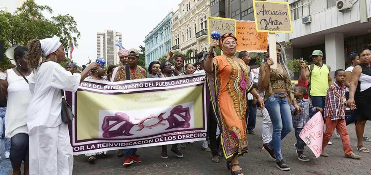 El pasado domingo 2 de octubre, las asociaciones afrodescendientes participaron en un desfile en Guayaquil.