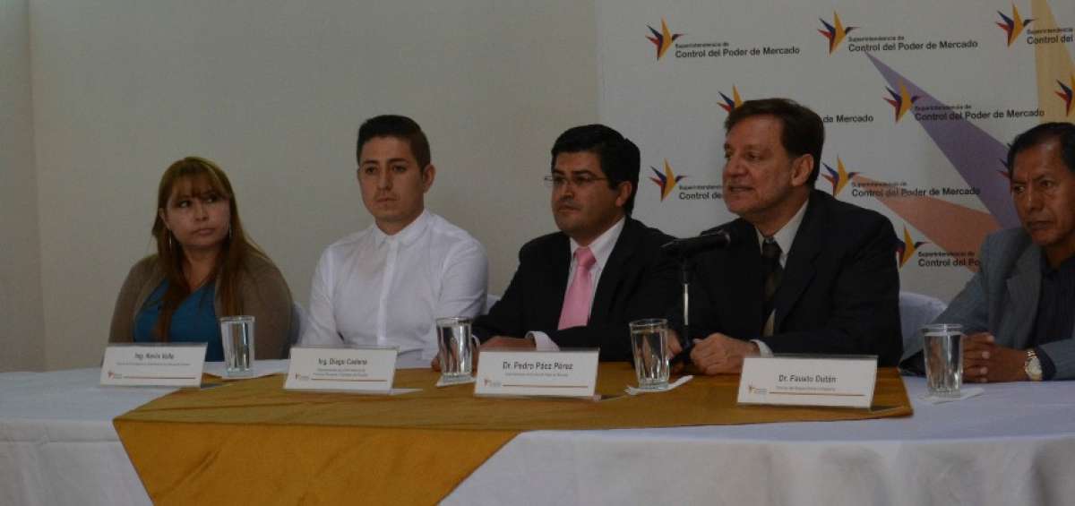 Pedro P&aacute;ez, titular de la Superintendencia de Control del Poder de Mercado (SCPM), present&oacute; los avances en la construcci&oacute;n de la tienda virtual.