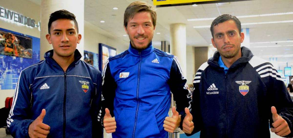 Daniel Pintado (i), Mauricio Arteaga (c) y Claudio Villanueva participar&aacute;n en el certamen internacional.
