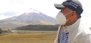Iv&aacute;n Vallejo es el padrino del Parque Nacional Cotopaxi