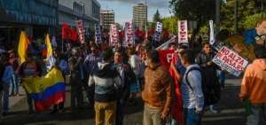 FUT se moviliz&oacute; en Quito contra las medidas econ&oacute;micas