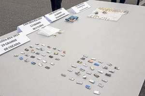 La Polic&iacute;a mostr&oacute; evidencias de los estupefacientes decomisados en varios sectores. Foto: Cortes&iacute;a