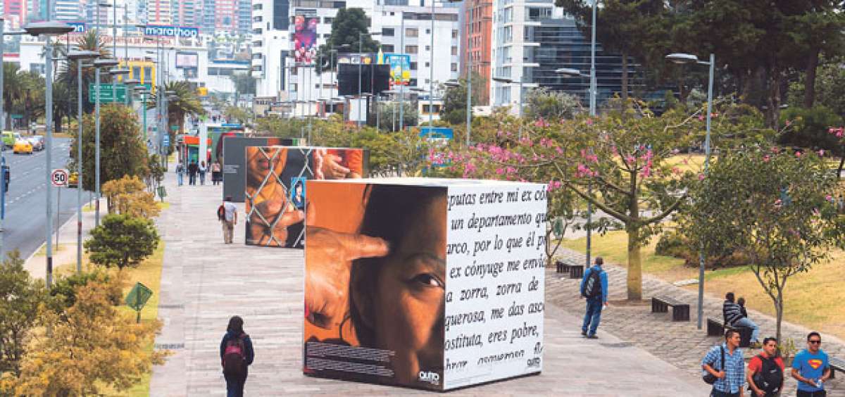 El trabajo de 9 fot&oacute;grafos se expone en el bulevar de la Naciones Unidas. Es el resultado del taller de creaci&oacute;n fotogr&aacute;fica dictado por el colectivo Paradocs el cual estableci&oacute; el proyecto Fluz. &Aacute;lvaro P&eacute;rez / El Tel&eacute;grafo