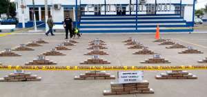 El a&ntilde;o pasado (2018), la Polic&iacute;a decomis&oacute; 78.175,76 kilogramos de droga, entre ellas, en la Base A&eacute;rea de Manta.