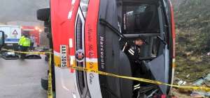Accidente registrado el s&aacute;bado 1 de septiembre en la v&iacute;a Cuenca - Loja. 