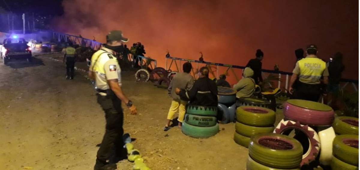 Un incendio pudo ser controlado por el Cuerpo de Bomberos en la monta&ntilde;a El Mirador. 