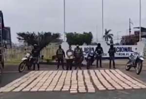 Tres operativos efectuados por la Policía Nacional dieron como resultado la incautación de 1,7 toneladas de cocaína.
