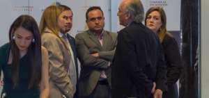 Los legisladores que solicitan el juicio pol&iacute;tico acudieron a la Comisi&oacute;n de Fiscalizaci&oacute;n.
