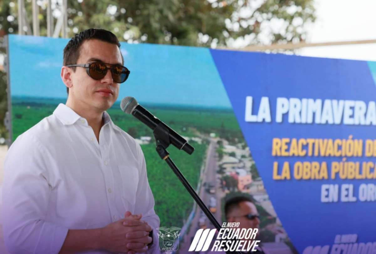 El presidente Daniel Noboa se refirió a la situación en Guayaquil.