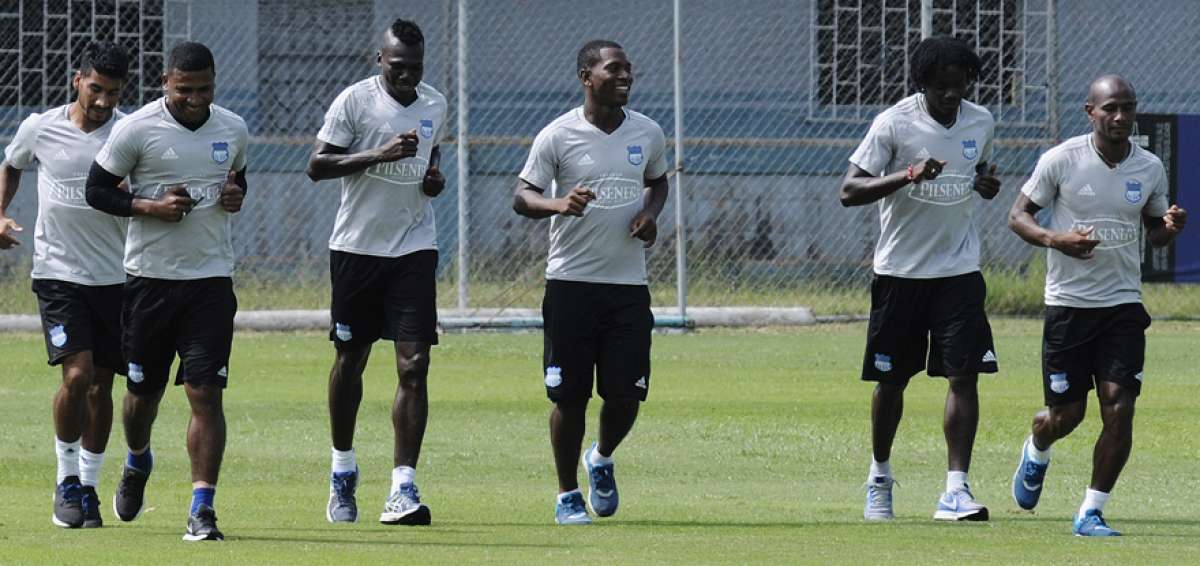 Los jugadores de Emelec trabajaron durante la semana en funci&oacute;n de aprovechar las debilidades de Macar&aacute;.